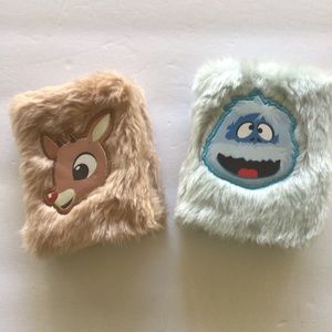 RUDOLPH AND BUMBLE SET OF MINI JOURNALS NWT